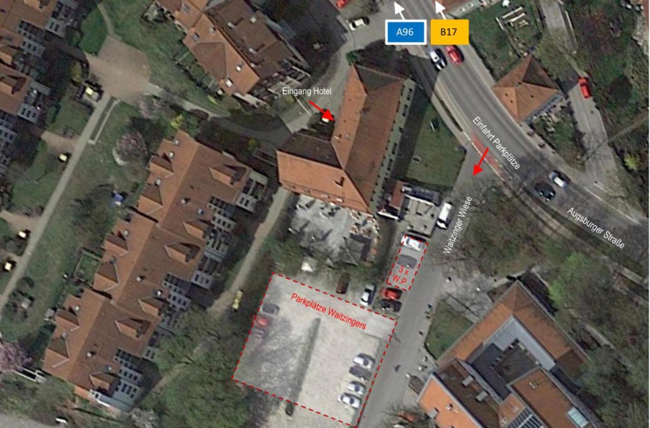 Hotel Waitzingers Ландсберг ам Лех Екстериор снимка